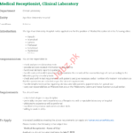 Medical,Receptionist,,Clinical,Laboratory,Faisalabad,&,Lahore,–,Aga,Khan,University,Hospital Posted,under,Management,/,Administration,on,November,26th,,2019