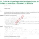 Research,Associate,(Nephrology,,Dermatology,,Infectious,Diseases,,Pulmonology,&,Cardiology),,Department,of,Medicine,–,Aga,Khan,University