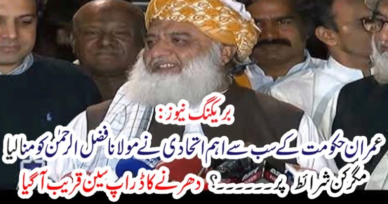 Breaking News, important, allies, of, Molana Fazal ur Rahman, come, on, front