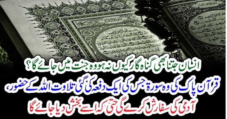 Surah, of, Quran e Pak, which, will, favor, its, reciter, till,Allah Kareem, bless, him, with, success, and, forgiveness
