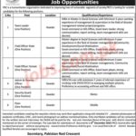Pakistan,Red,Crescent,Society,(PRCS),Jobs,2019,for,Team,Leader,,Field,Officers,,Admin,,Finance,&,Other