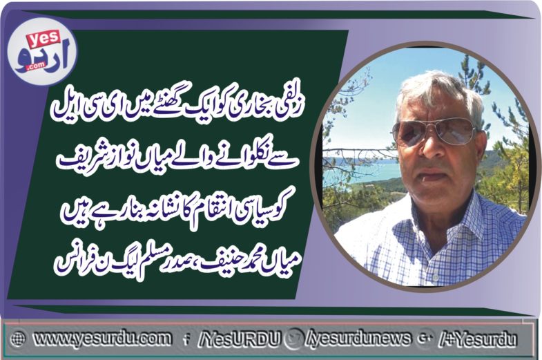 Mian Muhammad Hanif, President, PMLN, France