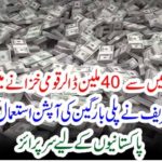 40, millions, deposited, in, Government, treasure, by, Nawaz Shareif, and, sons
