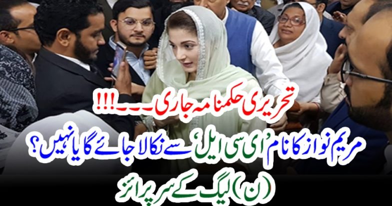 Written, order, issued, maryam nawaz can, go, out, or, not