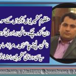 Mirza Sajid Jarral, Kashmiri, Leader, PTI, France