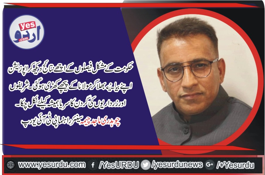 Ch Majid Cheema, senior, Leader,PTI, Europe, condemned, the, opposition, dharna, and , all, efforts