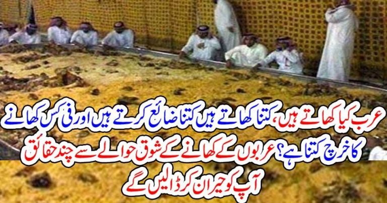 how , much, arabs, spent, on, their, food, and, how, much, they, waist