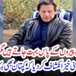 Imran Khan, regularly, visits, saints, senior, journalists, worried