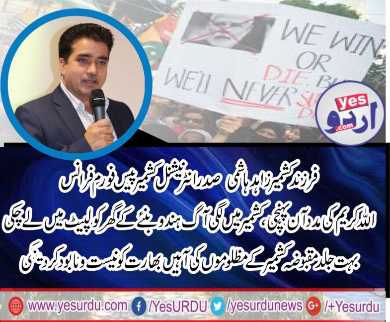 SON, OF, KASHMIR, ZAHID HASHMI, PRESIDENT, INTERNATIONAL, KASHMIR, PEACE, FORUM, FRANCE