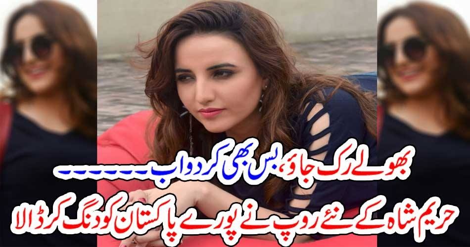 HAREEM SHAH, REQUESTS, BHOLA RECORDS, TO, STOP, SPREADING, HER, NUDE, VIDEOS, ON, INTERNET
