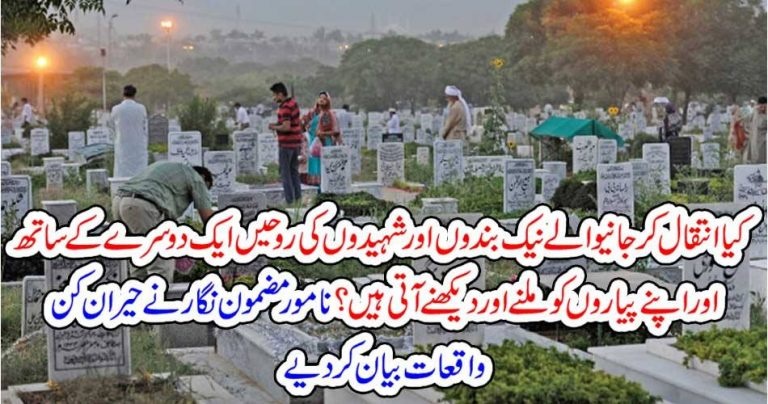 spirits, of, dead, people, came, to,meet, them, just, know, how