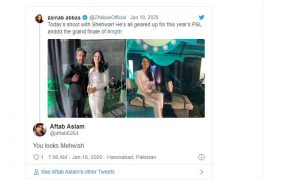 adnan siddiqui, photos, with, anchor person, zainab abbas, hit, the, screens, and, viral, on, social, media