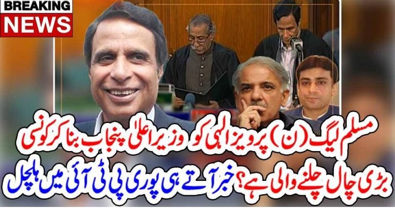 PERVEZ ILAHI, MAYBE, NEXT, CHIEF, MINISTER, PUNJAB, IN, PTI, GOVERNMENT