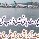 DUBAI AIRPORT, SINKED, INTO, THE,WATER, FLIGHT, OPERATION, AFFECTED, BADLY
