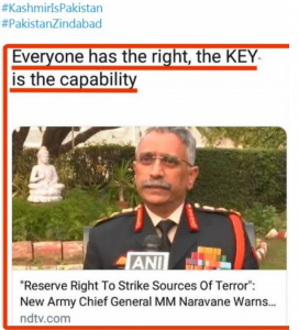 welcome, to, the, party, Indian, Army, Chief, statement, replied, by, Deirector, General, ISPR