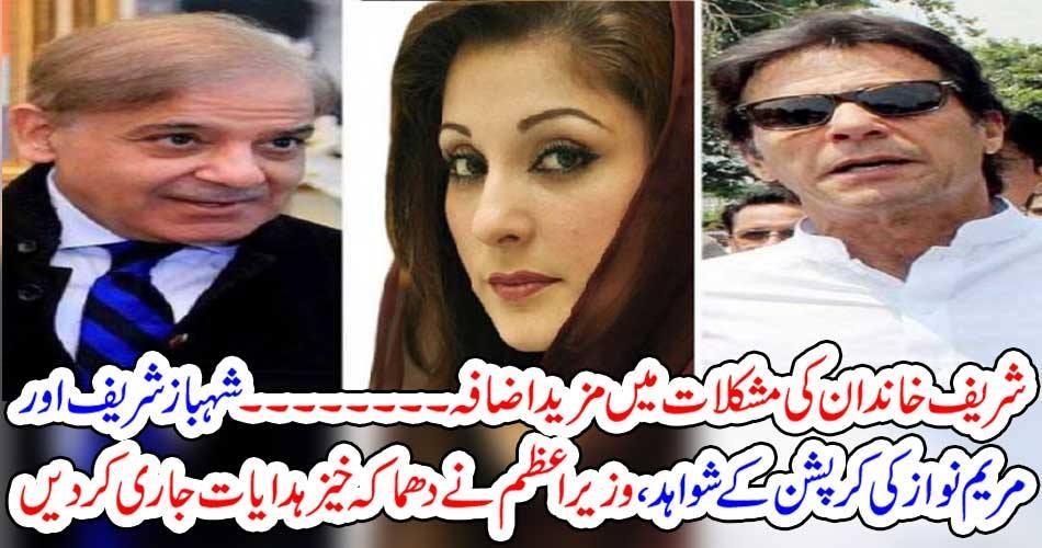 DIFFICULTIES, FOR, SHARIEF, FAMILY, EVIDENCES, AGAINST, MARYAM NAWAZ, AND, SHEHBAZ SHARIEF