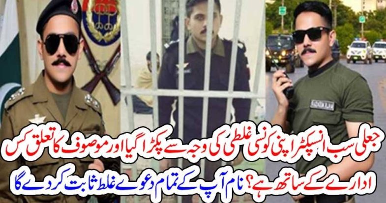 FAKE, INSPECTOR, ARRESTED, DURING, HIS, ACTIVITIES, BECAUSE, OF, A, GUILT