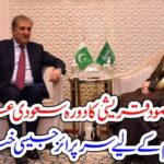 SHAH MEHMOOD QURESHI, VISIT, TO, SAUDI ARABIA, SURPRISE, FOR, WHOLE, NATIN