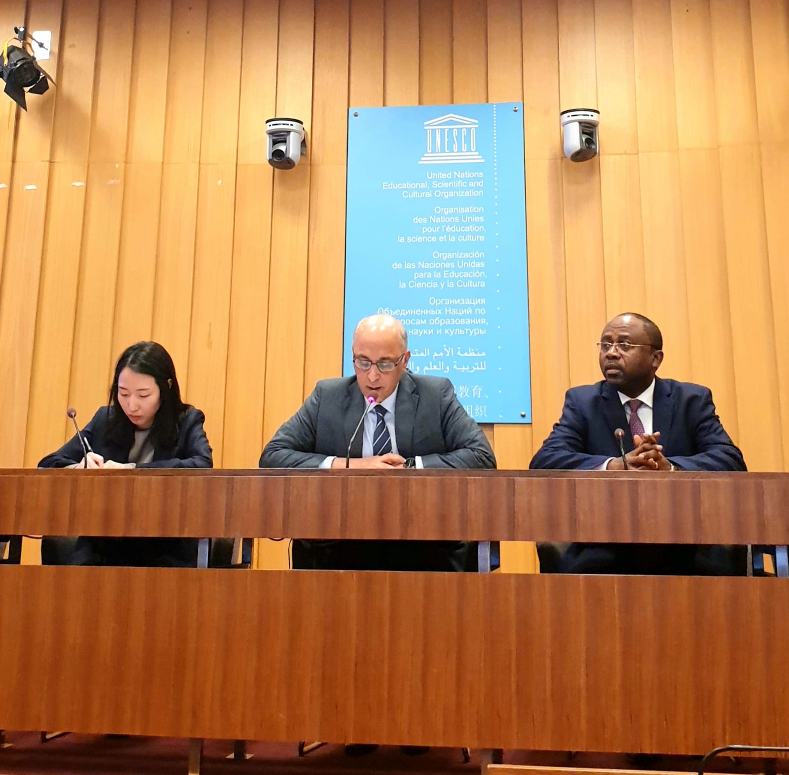 Pic Pakistan Elected President of ASIA & Pacific Group of UNESCO