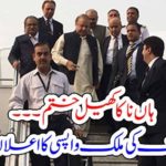 GAME, OF, YES, OR, NO, ENDED, ANNOUNCEMENT, FOR, NAWAZ SHAREIF, RETURN, TO, PAKISTAN