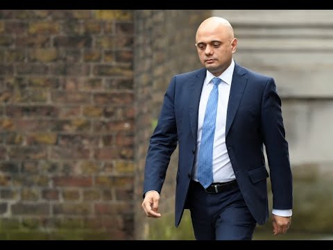 BRITISH, PAKISTANI, SAJID JAVED, RESIGNED, FROM, MINISTRY, FINANCE, OF, UK, 