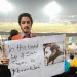 PSL, MATCH, BETWEEN, QUETTA GLADIATORS, AND, ISLAMABAD UNITED, VIEWERS, RAISED, POSTERS, TO, HIGHLIGHT, KASHMIR, ISSUE