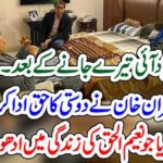 IMRAN KHAN, COMPLETED, THE, TASK, SET, BY,HIS, FRIEND, NAEEM UL HAQ, AFTER, HIS, DEATH