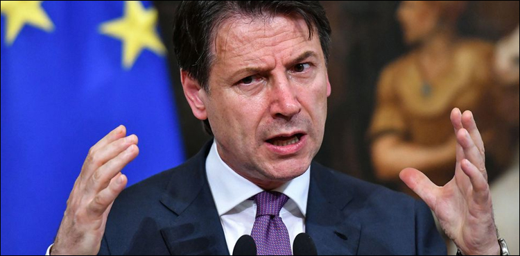 TRY ,LIVE, WITH, VIRUS, SAYS, ITALIAN ,PRIME MINISTER
