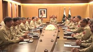 کور کمانڈرز کانفرنس کے دوران مقبوضہ کشمیر میں جاری بھارتی مظالم کا بھی جائزہ لیا گیا، پاکستان کی سیکیورٹی کو درپیش ہر خطرے کا موثر جواب دیا جائے گا۔: آرمی چیف