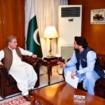CHAIRMAN , KASHMIR, COMMITTEE, AND, FEDERAL, MINISTER, SHEHRIAR AFRIDI, MEET, FOREIGN, MINISTER, SHAH MEHMOOD QURESHI