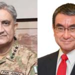 DEFENSE, MINISTER, OF, JAPAN, VIDEO LINK, CONFERENCE, WIHT, ARMY CHIEF, GEN QAMAR JAVED BAJWA