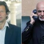 President Ashraf Ghani calls Prime Minister Imran Khan.The two leaders exchanged Eid greetings