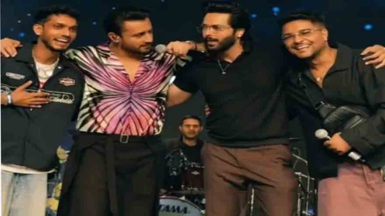 عاطف اسلم کی 18 سال بعد شاندار واپسی، نئے البم ’صبح آئے نا‘ کی رونمائی تقریب میں ستاروں کا جمگھٹا