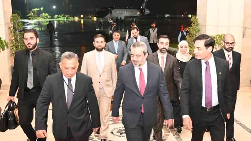 شامی وزیر خارجہ اسد حسن الشیبانی کا دو روزہ سرکاری دورہ، اسلام آباد میں شاندار استقبال