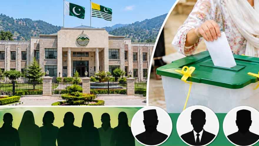 مسلم لیگ ن نے آزاد کشمیر اسمبلی کی 8 میں سے 6 مخصوص نشستیں جیت کر اکثریت مزید مستحکم کر لی