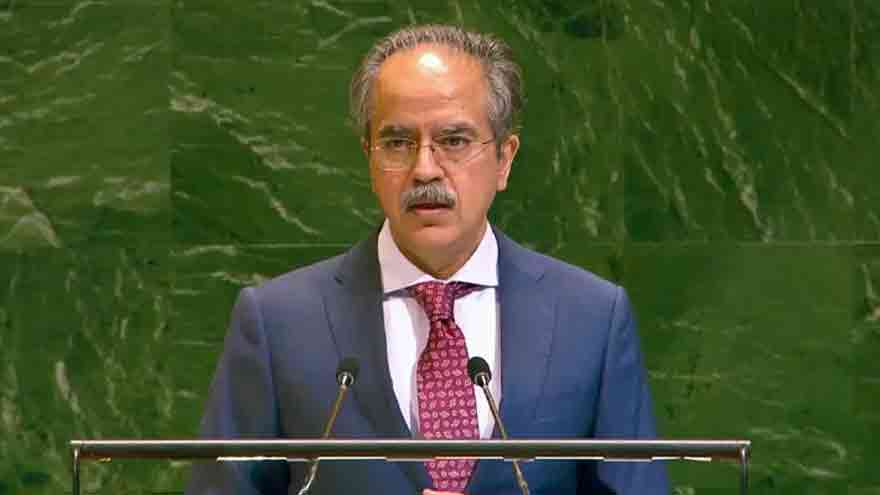 اقوام متحدہ میں پاکستان کی سعودی عرب پر حوثی حملوں کی شدید مذمت، فوری تناؤ میں کمی اور سیاسی عمل کی بحالی کا مطالبہ