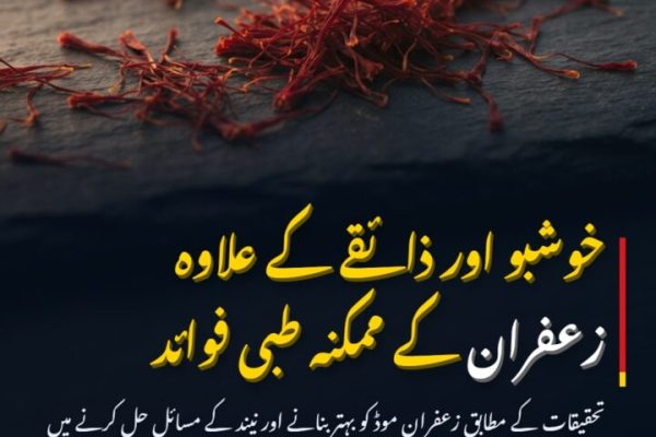 زعفران کے صحت پر ممکنہ اثرات: موڈ، نیند اور ہاضمے سے جڑی تحقیق کیا کہتی ہے