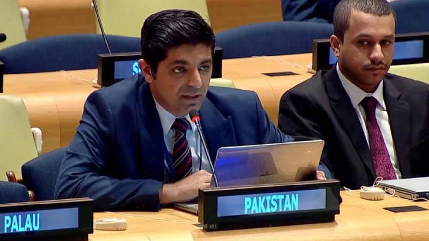 اقوام متحدہ میں پاکستان کا بھارت پر الزام، طالبان حکومت کو پاکستان مخالف دہشت گردی میں معاونت کا انکشاف