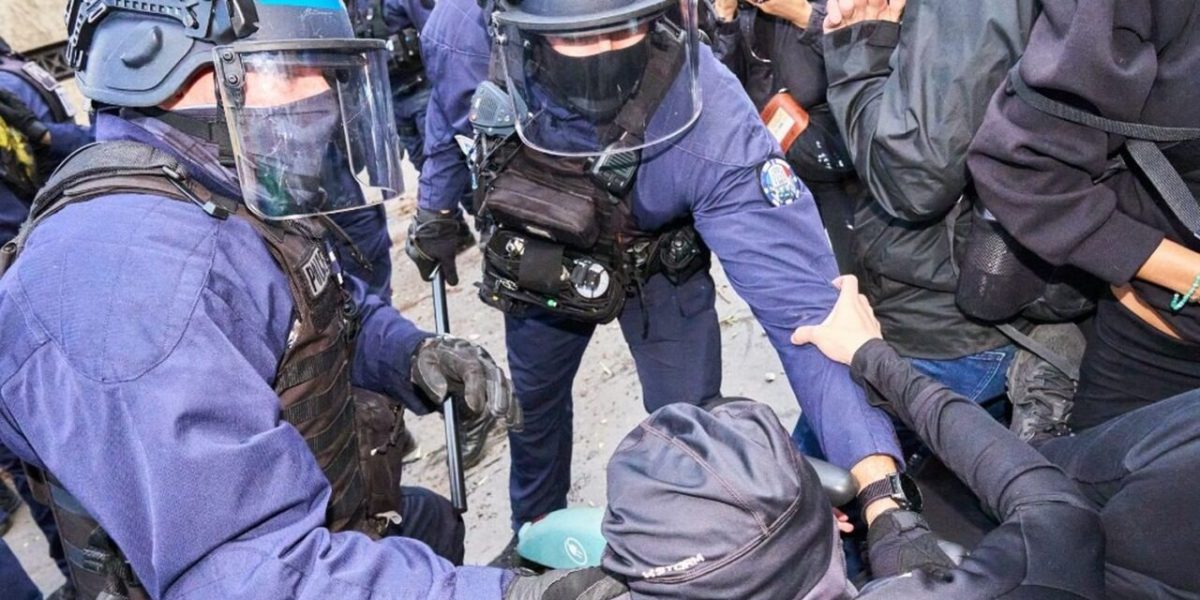 فرانس میں طلبہ تحریک کے دوران 6 ہزار 877 گرفتاریاں، 86 فیصد نابالغ