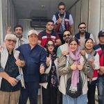 پاکستانی فنکاروں کی ٹیم نے اردن میں غزہ کے بے گھر خاندانوں میں 500 سے زائد راشن بکس تقسیم کیے